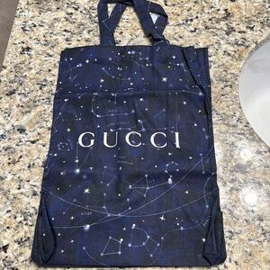 Small Gucci fabric shopping tote